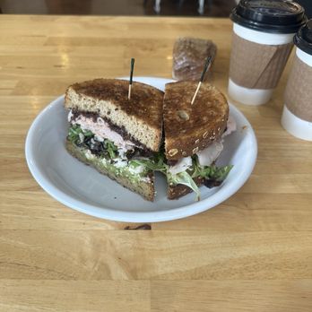 Cure Coffeehouse - Turkey and fig sandwich - Coffee & Tea Near Me - Norfolk, Virginia