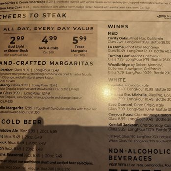 LongHorn Steakhouse - Menu - Steakhouses Near Me - Pearland, Texas LongHorn Steakhouse - Menu - Steakhouses Near Me - Pearland, Texas