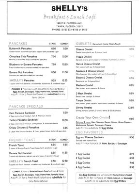 Menu photo 8 Shelly's Cafe Tampa, FL Menu photo 8 Shelly's Cafe Tampa, FL
