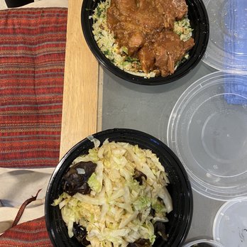 Ding's Garden - Cabbage and wood ear mushrooms, pork cutlet plate - Taiwanese Near Me - Arcadia, California Ding's Garden - Cabbage and wood ear mushrooms, pork cutlet plate - Taiwanese Near Me - Arcadia, California