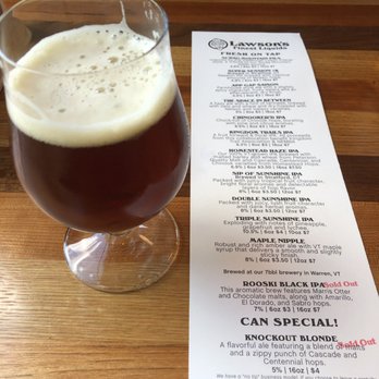 Lawson’s Finest Liquids - maple nipple beer and menu - Breweries Near Me - Waitsfield, Vermont Lawson’s Finest Liquids - maple nipple beer and menu - Breweries Near Me - Waitsfield, Vermont