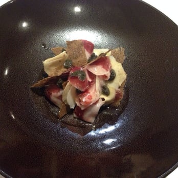 Gresca - The ham and artichoke salad - delicious - Modern European Near Me - Barcelona, B Gresca - The ham and artichoke salad - delicious - Modern European Near Me - Barcelona, B