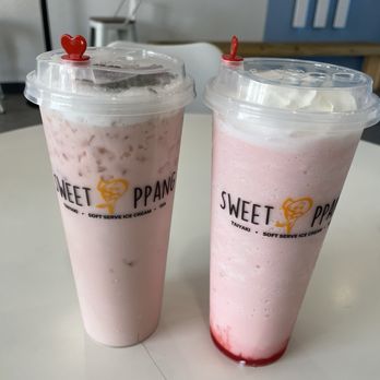 Sweet Ppang - Lavender rose milk tea and watermelon splash. - Bubble Tea Near Me - Fresno, California Sweet Ppang - Lavender rose milk tea and watermelon splash. - Bubble Tea Near Me - Fresno, California