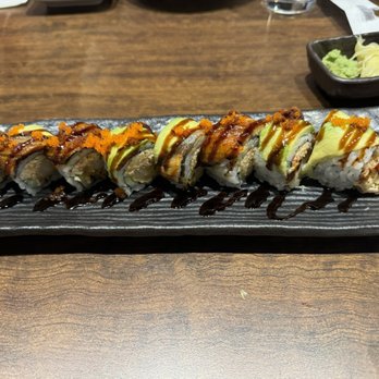 Zu Izakaya - FIRE DRAGON ROLL - Sushi Bars Near Me - Phoenix, Arizona
