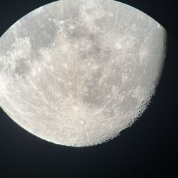 George Observatory - Southern Pole of The Moon taken on 7June2025 about 10:50 pm