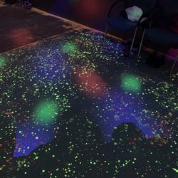 The Glow Roller - Glow paint floor