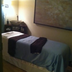 Satin Med Spa - Satin's facial room - so warm and cozy and beautifully decorated too!