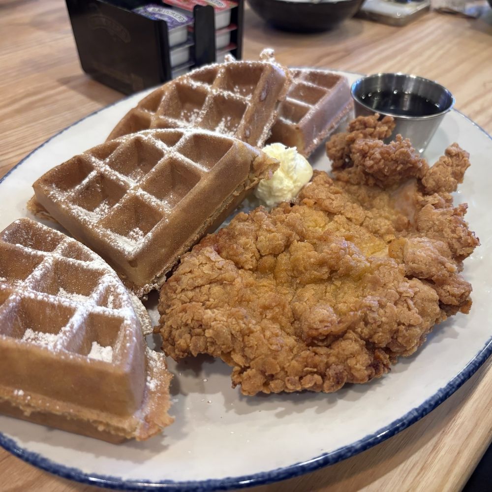 Chicken and waffles
