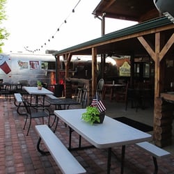 Bear Inn Retreat - The Patio at The Backyard Bar & Grill. Great Summertime Fun !!!
