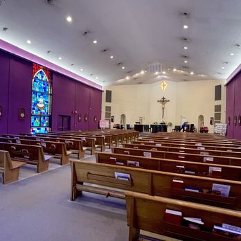 Divine Redeemer Catholic Church - colorful stained glass windows add to the ambiance - Churches Near Me - Hanahan, South Carolina Divine Redeemer Catholic Church - colorful stained glass windows add to the ambiance - Churches Near Me - Hanahan, South Carolina