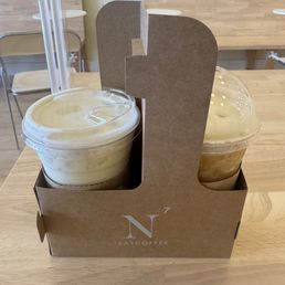 Jasmine Nitro Milk Tea, lychee Peachee Jasmine Nitro Milk Tea, lychee Peachee