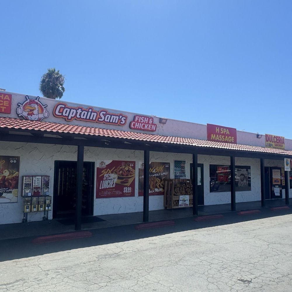 Captain Sam's Fish & Chicken - Entrance - Fish & Chips Near Me - Spring Valley, California