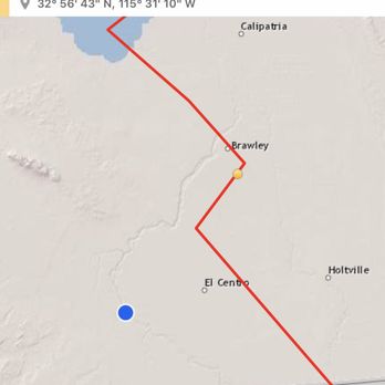 The Fig Lagoon - Closer photo of earthquake (from USGS) - Lakes Near Me - El Centro, California The Fig Lagoon - Closer photo of earthquake (from USGS) - Lakes Near Me - El Centro, California