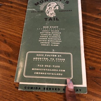 Monkey's Tail - Cocktail Bars Near Me - Houston, Texas Monkey's Tail - Cocktail Bars Near Me - Houston, Texas