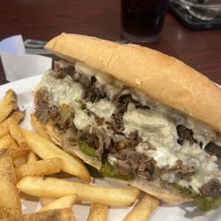Bill's Catfish & Steaks - Philly and fries