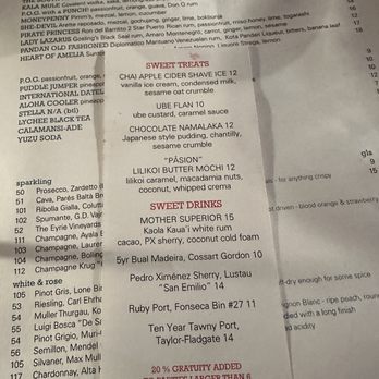 The Duchess - Dessert menu - Wine Bars Near Me - Baltimore, Maryland