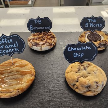 Crave Cookies - a variety of cookies on display - Desserts Near Me - Estero, Florida