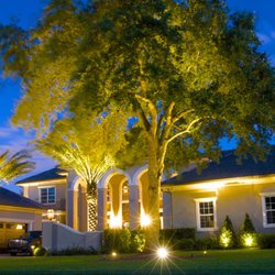 TLG Landscape - Exterior curb appeal at dusk, Oakland Project, Kenner,