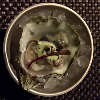 Talavera - Our special midcourse. Raw briny oyster with a ginger coconut curry. This was fabulous! - Steakhouses Near Me - Scottsdale, Arizona Talavera - Our special midcourse. Raw briny oyster with a ginger coconut curry. This was fabulous! - Steakhouses Near Me - Scottsdale, Arizona