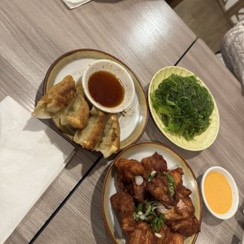 Zen Ramen & Sushi - Gyoza Seaweed Salad Chicken Karaage w. Sesame Seed - Sushi Bars Near Me - New York, New York Zen Ramen & Sushi - Gyoza Seaweed Salad Chicken Karaage w. Sesame Seed - Sushi Bars Near Me - New York, New York