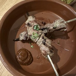 Lam skewers. Good Lam skewers. Good
