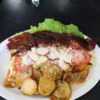 Taqueria Tepeque - Enchiladas with cecina. - Mexican Near Me - South Gate, California