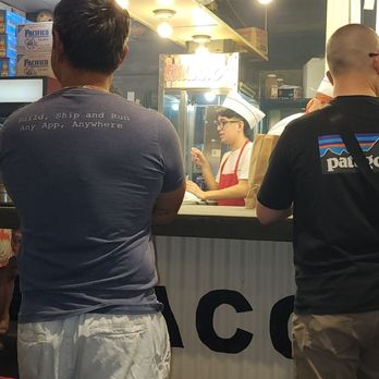 The Taco Stand - Ronald T. keeping vigil. - Food Stands Near Me - La Jolla, California The Taco Stand - Ronald T. keeping vigil. - Food Stands Near Me - La Jolla, California
