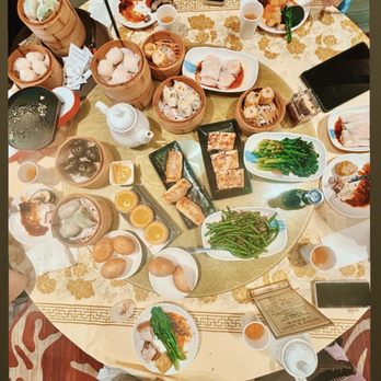 Diamond Bay Restaurant - Our spread - Dim Sum Near Me - Seattle, Washington