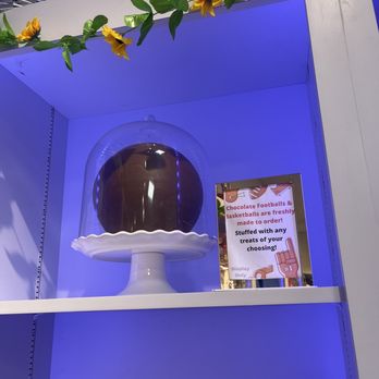 Peterbrooke Chocolatier - Chocolate basketball fill with chocolate covered popcorn! - Chocolatiers & Shops Near Me - Tampa, Florida Peterbrooke Chocolatier - Chocolate basketball fill with chocolate covered popcorn! - Chocolatiers & Shops Near Me - Tampa, Florida