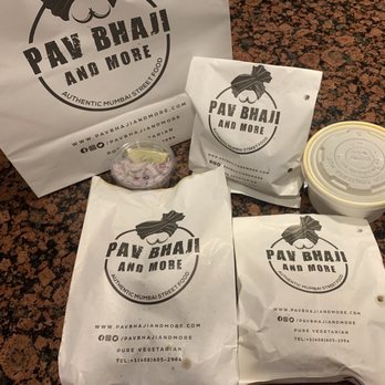 Pav Bhaji and More - Packed neatly - Indian Near Me - Sunnyvale, California