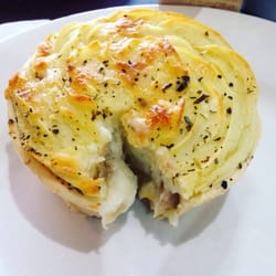 St Georges Bakehouse Greenwith - Tuna-potato pie... It was creamy, flavoursome & delicious.