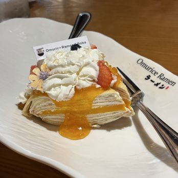 Omurice - Mango Mille crepe cake - Ramen Near Me - Battle Creek, Michigan Omurice - Mango Mille crepe cake - Ramen Near Me - Battle Creek, Michigan