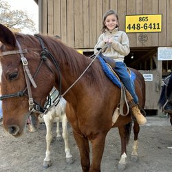 Davy Crockett Riding Stables - If this ain't happiness