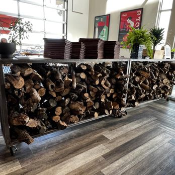 CACi Wood-Fired Sicilian Grill - Wood fired pizza and several dishes. And, they use this for decoration too. - Sicilian Near Me - Eagle, Idaho