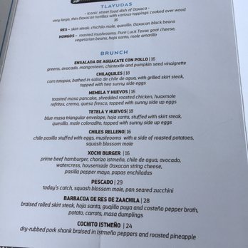 Xochi - Brunch menu. - Mexican Near Me - Houston, Texas Xochi - Brunch menu. - Mexican Near Me - Houston, Texas