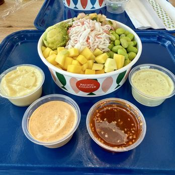 Pacific Counter - Small Build Your Own Bowl - Poke Near Me - Apollo Beach, Florida
