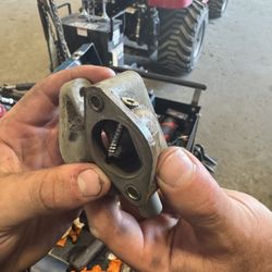 B E  Larkin Equipment - Picture of my carb with a screw drilled into it