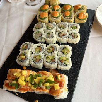 Shiro Restaurant - Alaskan Roll  Las Vegas Roll (Idk the name of the other two) - Japanese Near Me - Novi, Michigan