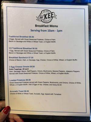 Menu photo 1 The Kee Bar and Grill Waukee, IA