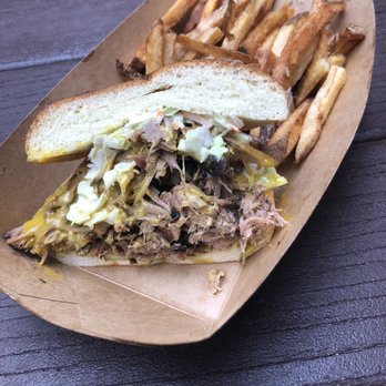 This Little Piggy - Half pulled pork with fries - Barbeque Near Me - Winter Garden, Florida This Little Piggy - Half pulled pork with fries - Barbeque Near Me - Winter Garden, Florida
