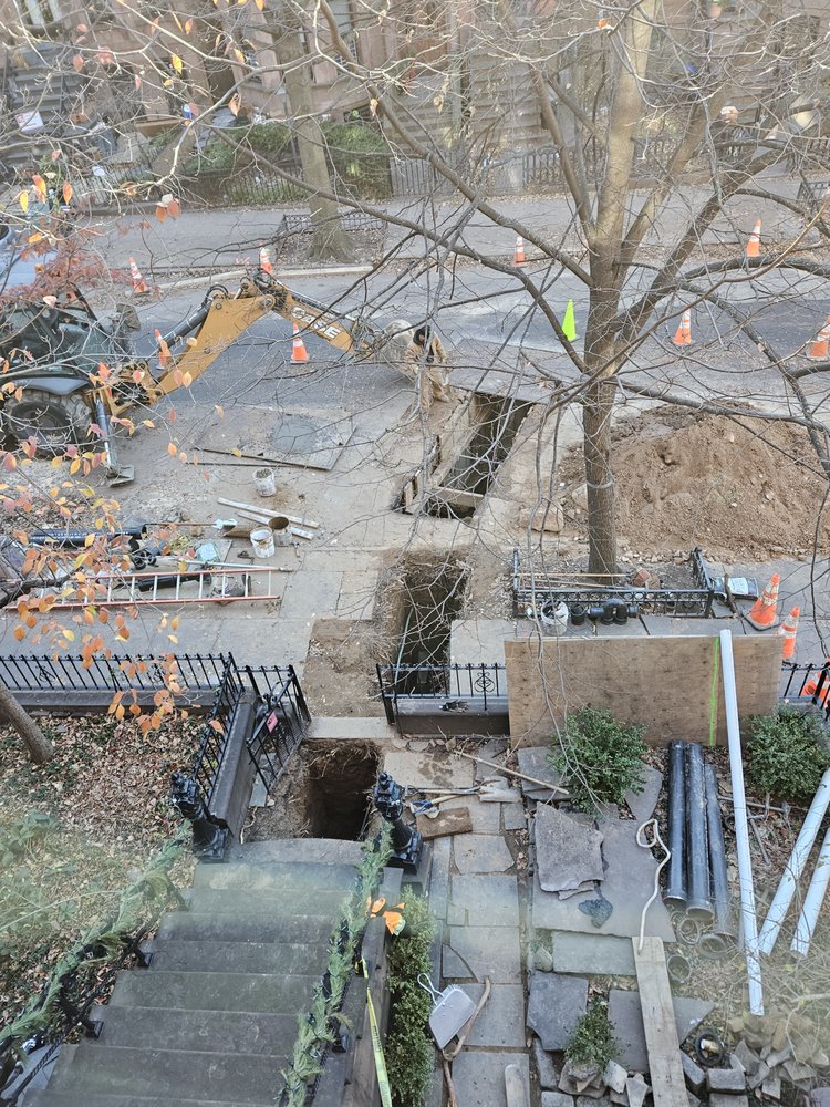 Slide of Empire Water Main & Sewer