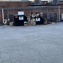 Family Dollar - Family dollar trash. Smithfield avenue store behind where the dumpsters are. Clean this shit up. They left MEAT in bin for weeks one time