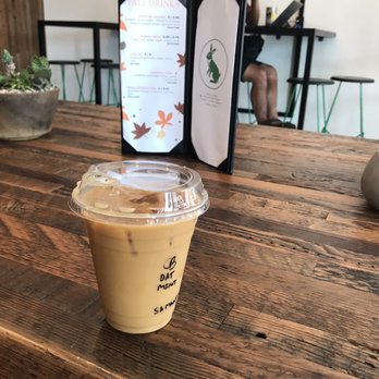 Lucky’s Coffee Roasters - Mint Cold Brew with Oat Milk - Coffee Roasteries Near Me - Upland, California Lucky’s Coffee Roasters - Mint Cold Brew with Oat Milk - Coffee Roasteries Near Me - Upland, California