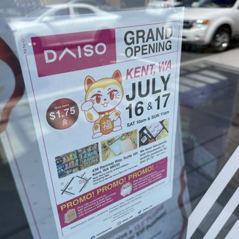 Daiso - Discount Store Near Me - Kent, Washington Daiso - Discount Store Near Me - Kent, Washington