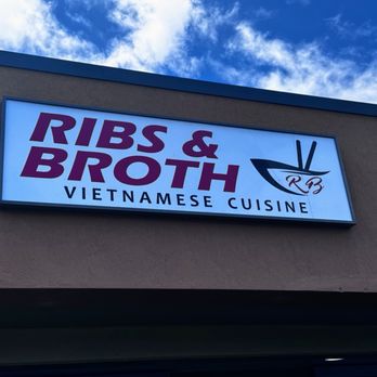 Ribs & Broth - Signage above - Vietnamese Near Me - Waipahu, Hawaii Ribs & Broth - Signage above - Vietnamese Near Me - Waipahu, Hawaii