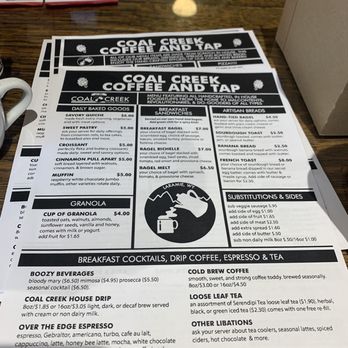 Coal Creek Coffee - Menu - Coffee & Tea Near Me - Laramie, Wyoming Coal Creek Coffee - Menu - Coffee & Tea Near Me - Laramie, Wyoming