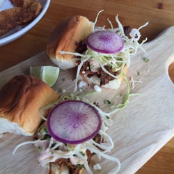 Watershed Cafe - Pull pork sliders