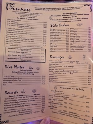 Menu photo 5 Orphan Andy's San Francisco, CA Menu photo 5 Orphan Andy's San Francisco, CA