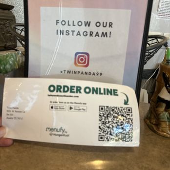 Twin Panda - Menu and IG - Indonesian Near Me - Austin, Texas