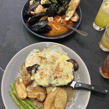 Eggspectation - Gambrills - Steak & Eggs Tapas Mussels in Marinara - Breakfast & Brunch Near Me - Gambrills, Maryland Eggspectation - Gambrills - Steak & Eggs Tapas Mussels in Marinara - Breakfast & Brunch Near Me - Gambrills, Maryland